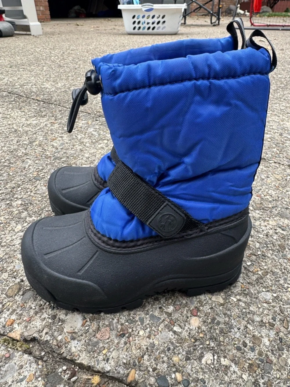 Northside Kids Blue and Black Rain & Snow Boots